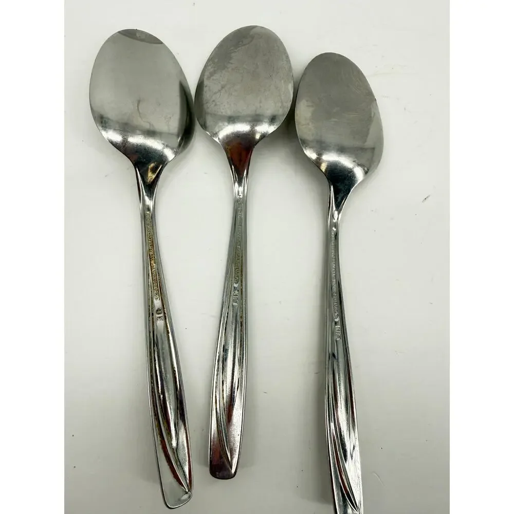 Vintage Rogers Cutlery Co USA Tablespoons Lot Of 3 Replacement Flatware